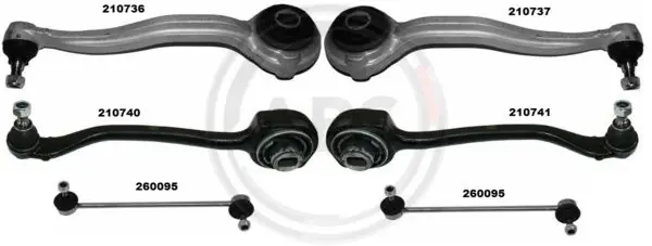 Gereduceerde Prijs Draagarm reparatieset ABS 219904