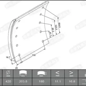 Remtrommel Beral 1903217800715608 Merkproduct