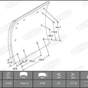 Remtrommel Beral 1903620600015606 Laatste Versie