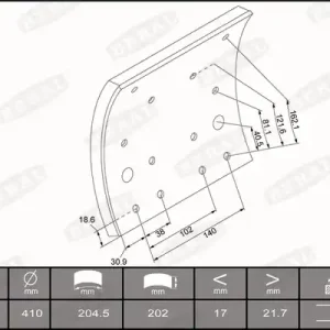 Betrouwbaar Remtrommel Beral 1909122500016375
