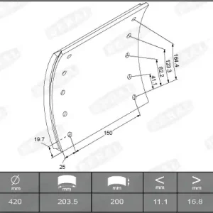 Tijdelijk Beschikbaar Remtrommel Beral 1909420000015178