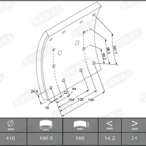 Groothandel Remtrommel Beral 1971423206016425