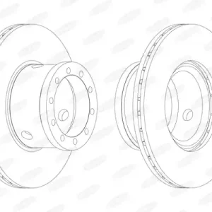 Hoge Kwaliteit Remschijven Beral BCR101A