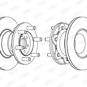 Authentiek Remschijven Beral BCR104A