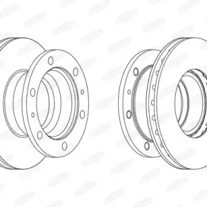 Gratis Verzending Remschijven Beral BCR105A