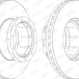 Remschijven Beral BCR114A Authentiek