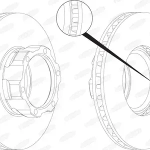 Bulkbestelling Remschijven Beral BCR118A