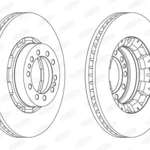 Remschijven Beral BCR128A Nieuwe Collectie