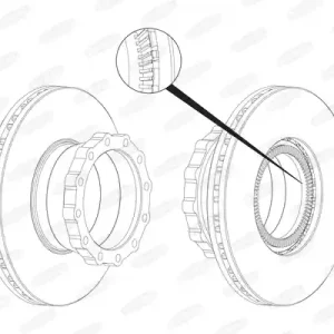 Remschijven Beral BCR148A Professioneel