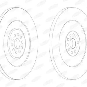Direct Verzonden Remschijven Beral BCR156A