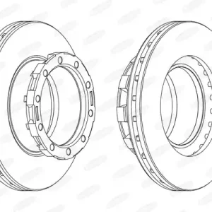 Remschijven Beral BCR168A Exclusief