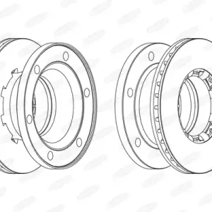 Handgemaakt Remschijven Beral BCR175A