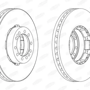 Goedkoop Remschijven Beral BCR185A