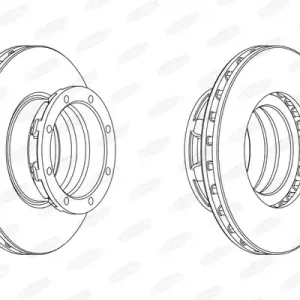 Tijdelijk Beschikbaar Remschijven Beral BCR188A