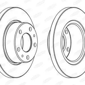 Ambachtelijk Remschijven Beral BCR194A