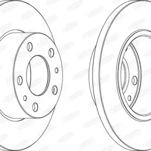 Remschijven Beral BCR195A Voordeelprijs