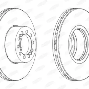 Remschijven Beral BCR218A Nieuw