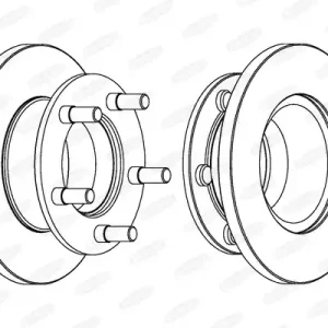 Remschijven Beral BCR221A Rechtstreeks Van De Fabrikant