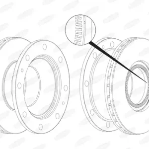 Merkproduct Remschijven Beral BCR237A