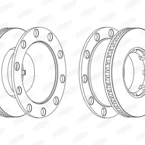 Lage Kosten Remschijven Beral BCR243A