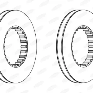 Rechtstreeks Van De Fabrikant Remschijven Beral BCR249A