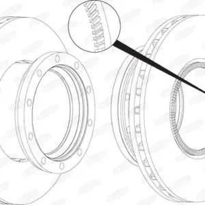 Remschijven Beral BCR250A Favoriet