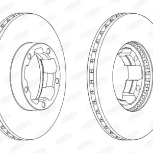 Remschijven Beral BCR261A Gratis Retour