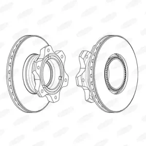 Betaalbaar Remschijven Beral BCR300A