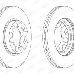 Remschijven Beral BCR303A Nieuw Model