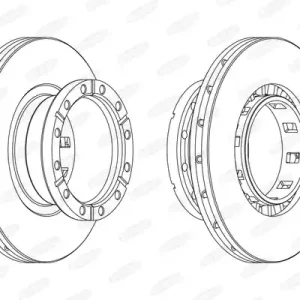 Tijdelijk Beschikbaar Remschijven Beral BCR318A