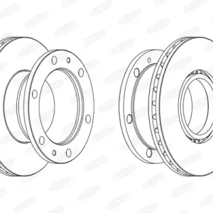 Remschijven Beral BCR322A Tijdelijk Beschikbaar