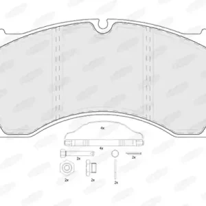 Remblokset Beral BCV29124TK Koopje