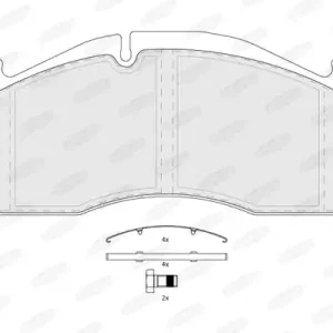 Remblokset Beral BCV29125TK Nieuwe Collectie