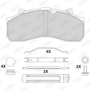 Veilige Betaling Remblokset Beral BCV29143TK