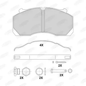 Remblokset Beral BCV29150BK Laatste Versie