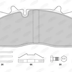Remblokset Beral BCV29159BK Veilige Betaling