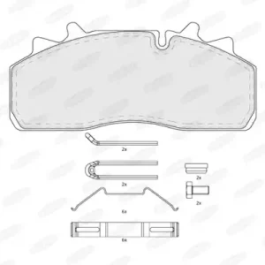 Beperkte Voorraad Remblokset Beral BCV29159TK