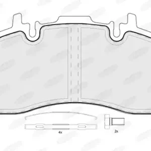 Snelle Levering Remblokset Beral BCV29173TK