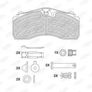 Seizoensaanbieding Remblokset Beral BCV29287TK