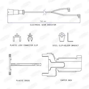 Slijtage indicator Beral FAI183 Handgemaakt