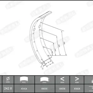 Nieuw Model Remtrommel Beral KBL13020.0-1561