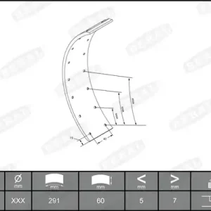 Remtrommel Beral KBL15004.0-1548 Tijdelijk Beschikbaar