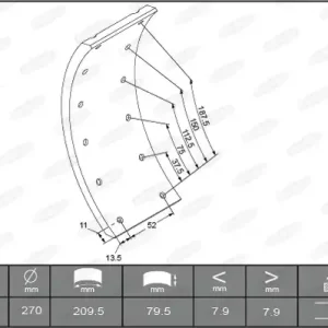 Bestseller Remtrommel Beral KBL15030.0-1561