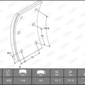 Populair Remtrommel Beral KBL15077.0-1541