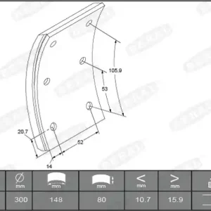 Goedkoop Remtrommel Beral KBL15077.1-1541