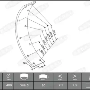 Remtrommel Beral KBL15247.2-1548 Geld-Terug-Garantie