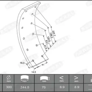 Budget Remtrommel Beral KBL15349.0-1549