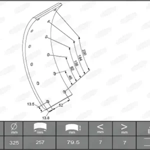 Remtrommel Beral KBL15732.9-1637 Aanbieding