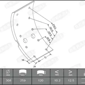 Remtrommel Beral KBL17280.2-1561 Must-Have
