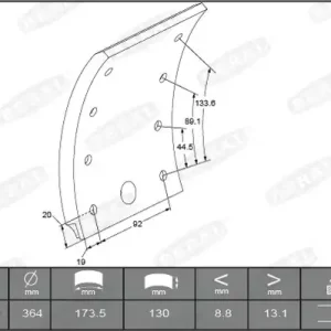 Remtrommel Beral KBL17290.0-1561 Budget